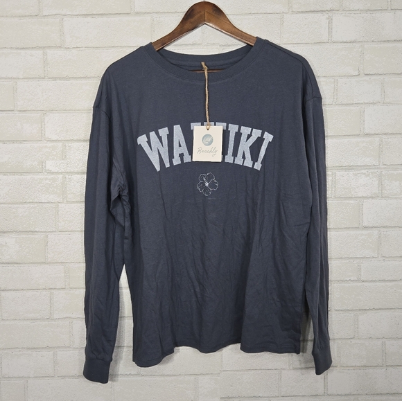 NWT Waikiki by Beachly long sleeve tee - Picture 1 of 11